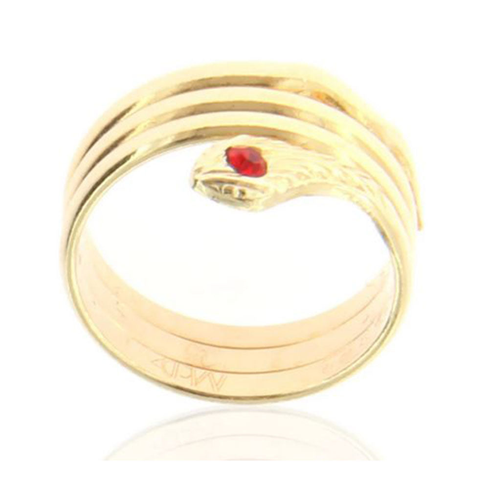 Anello Bambina in Oro Giallo Serpolina