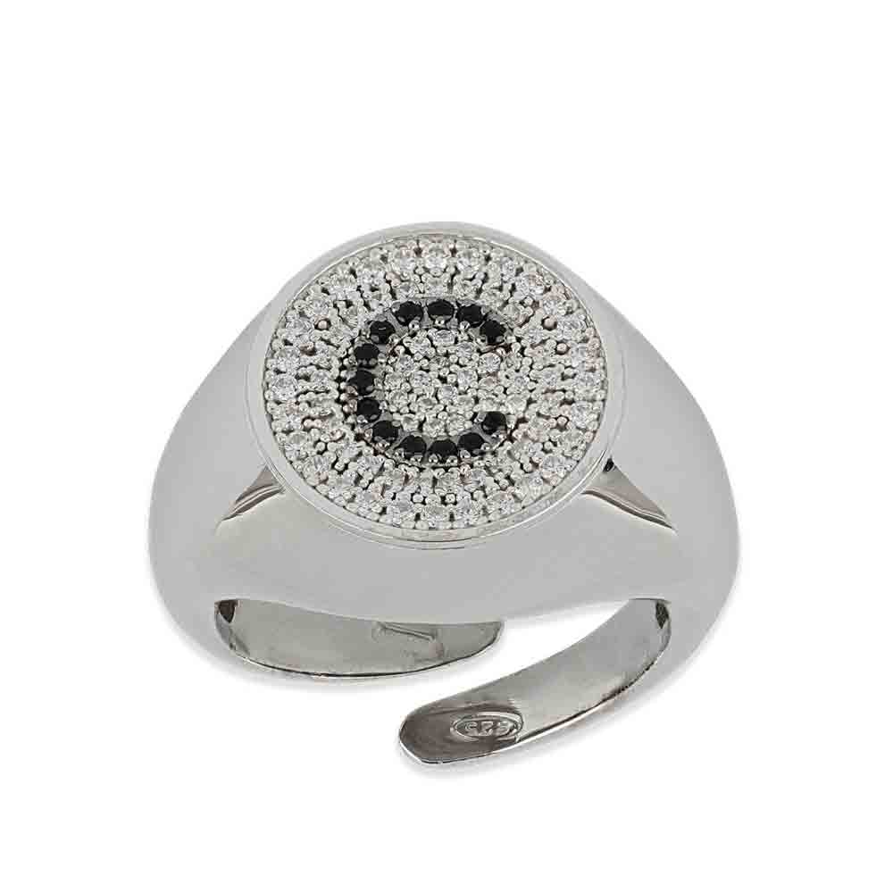 Anello Donna Lettera C Zirconia Artlinea