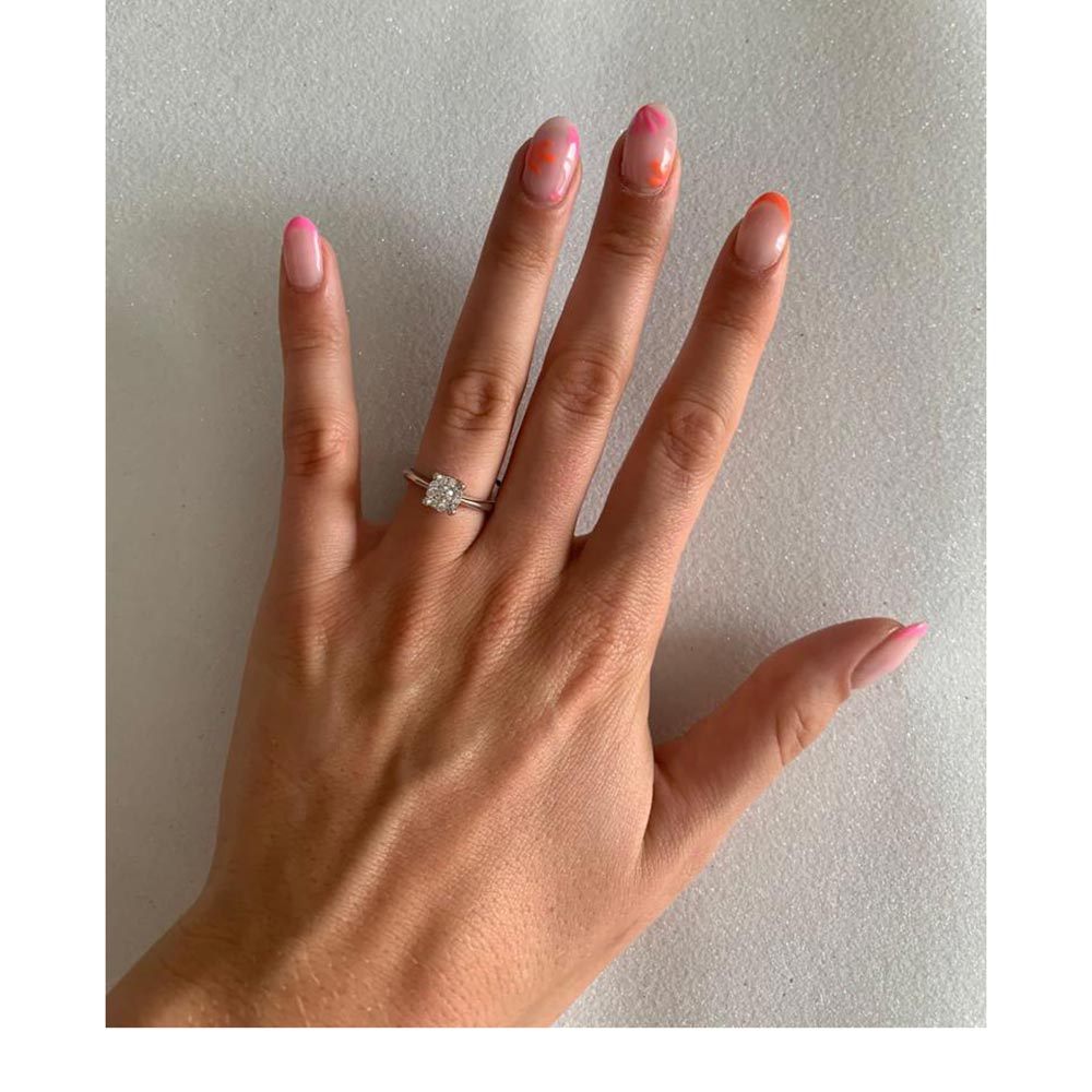 Anello di Fidanzamento Solitario Nodo D' Amore Recarlo