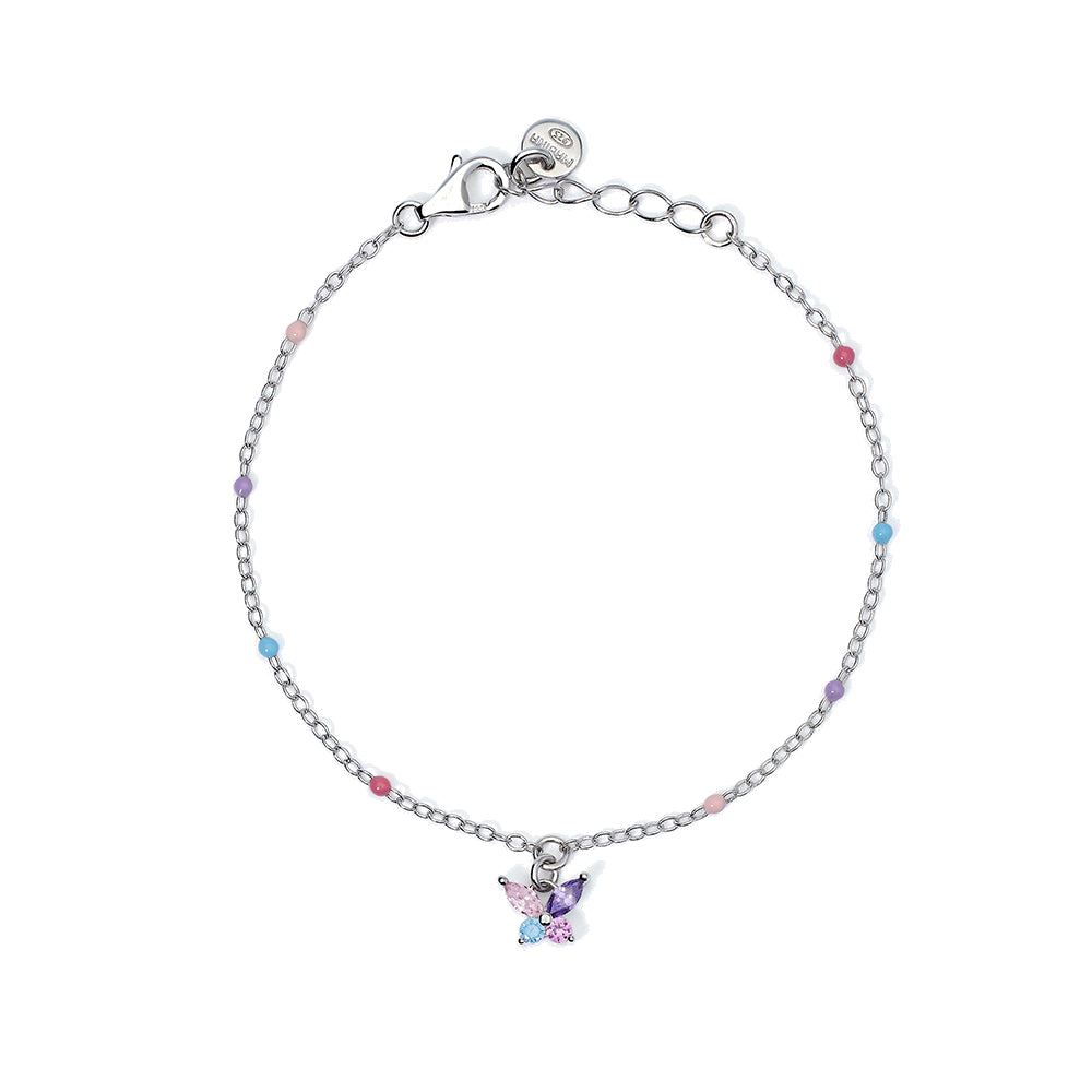 Bracciale Bambina in Argento con Farfalla Mabina Gioielli