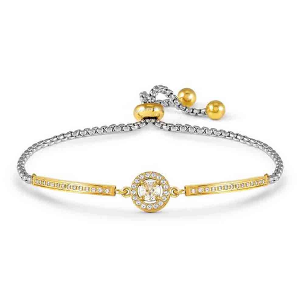 Bracciale Donna RoyalDream Gold Cerchio con Cristalli bianchi e Zirconi Nomination