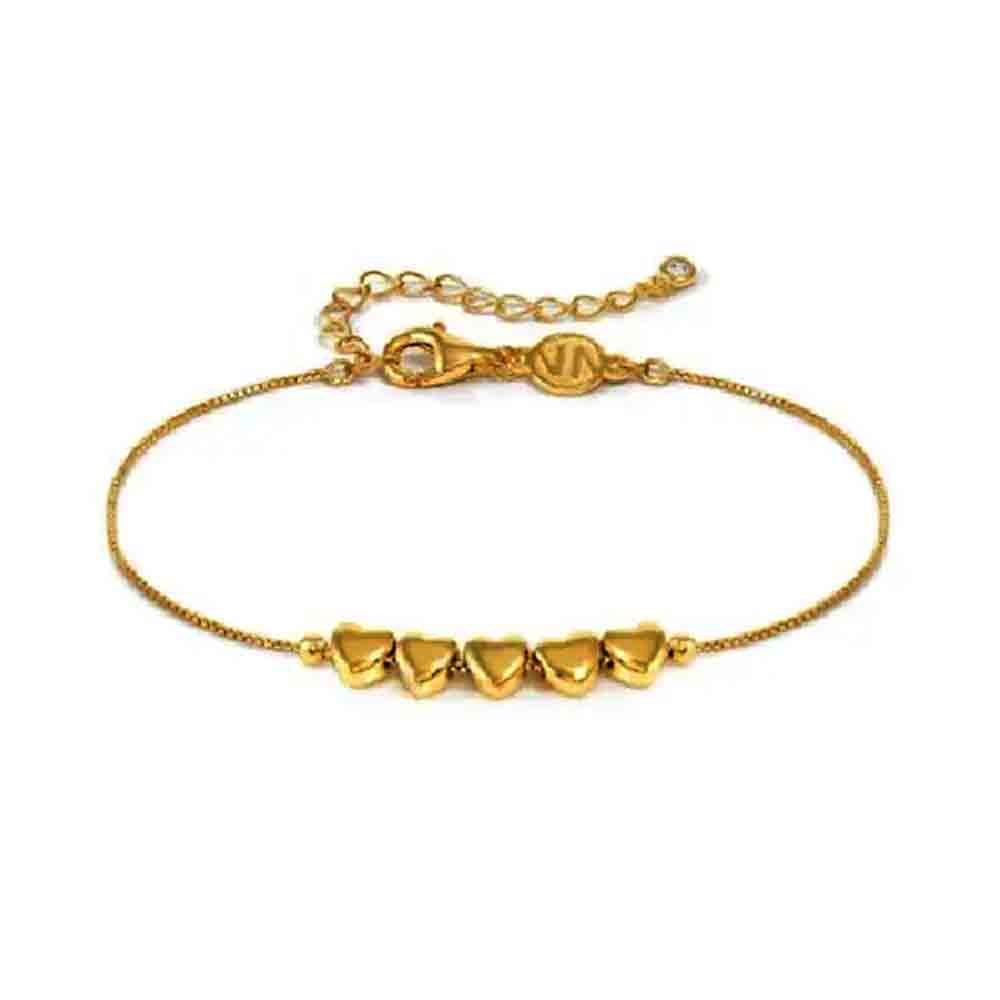Bracciale Donna in Argento Gold Armonica Cuore Nomination