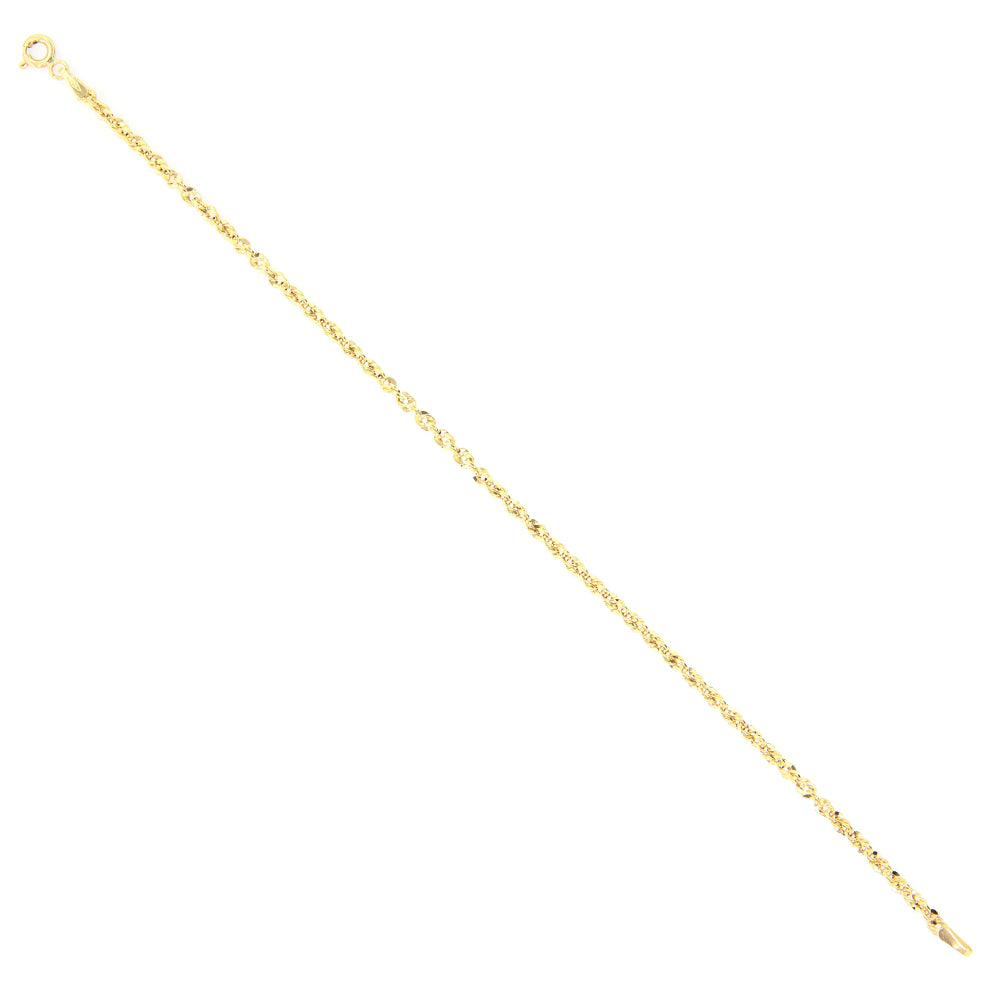 Bracciale Donna in Oro Giallo Maglia Singapore