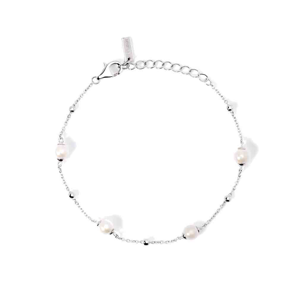 Bracciale Donna in argento con perle conchiglia Mabina Gioielli