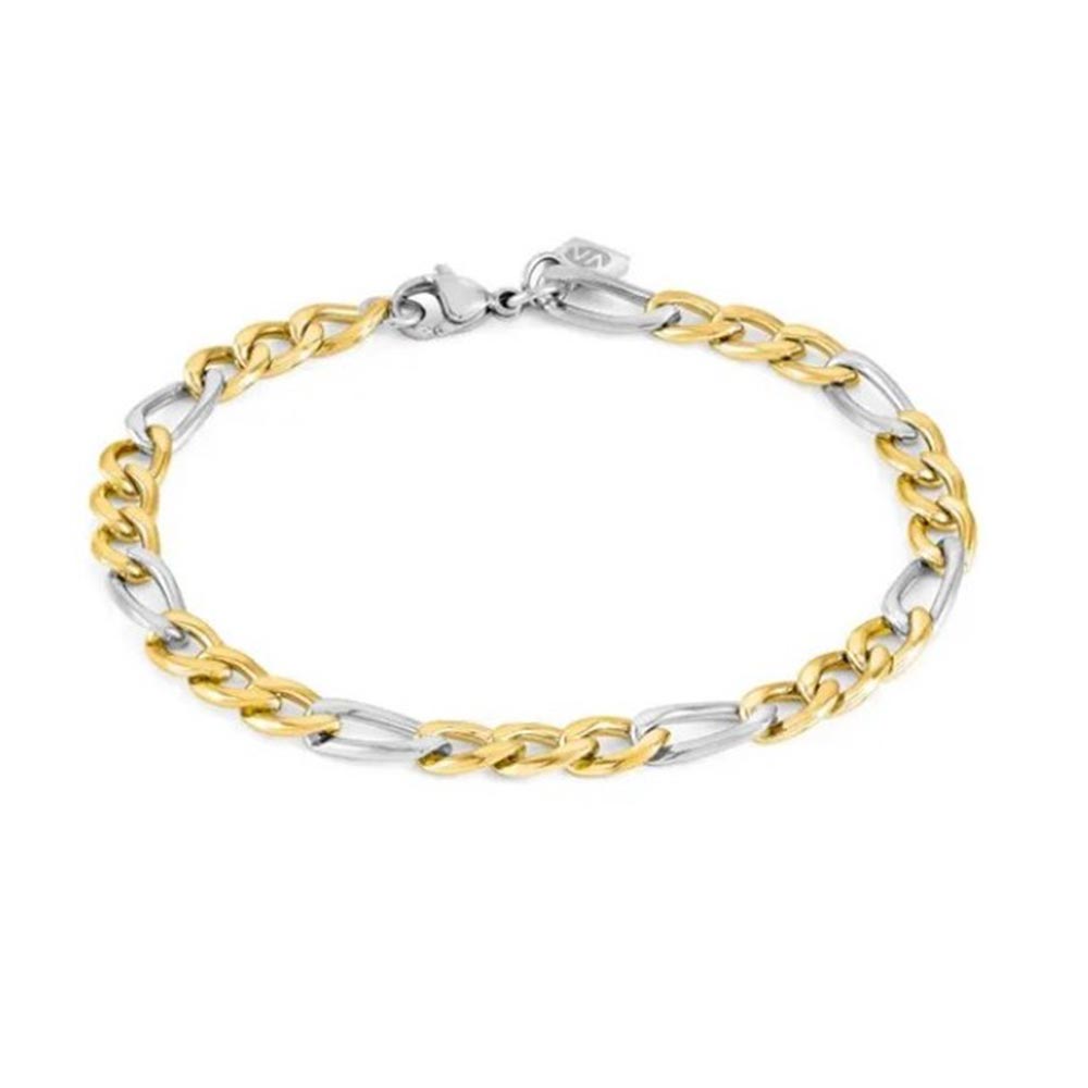 Bracciale Uomo Acciaio B-Yond Oro Giallo Grumetta Medium Nomination