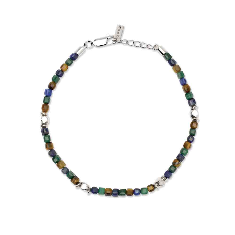 Bracciale Uomo in argento multicolor Mabina Gioielli