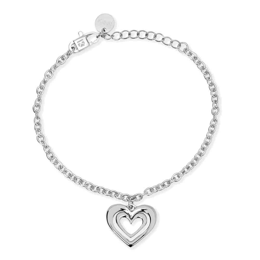 Bracciale regolabile con ciondolo cuore Style 27 831079 Kidult