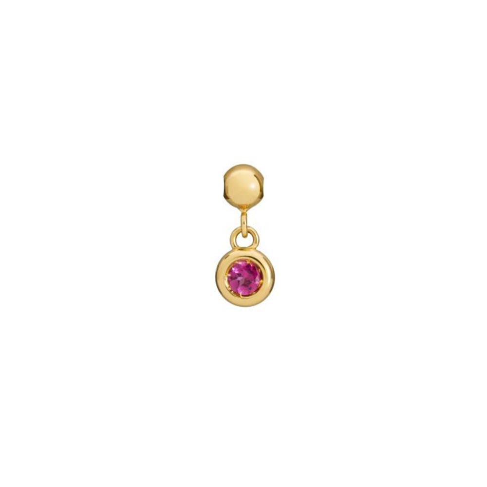 Charm Rodolite in Oro Giallo I Tesorini Pop Le Bebè