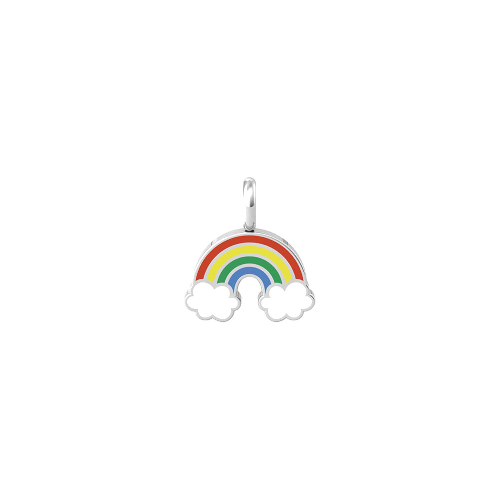 Ciondolo Arcobaleno Think positive Componibile By You Symbols 741082 Kidult