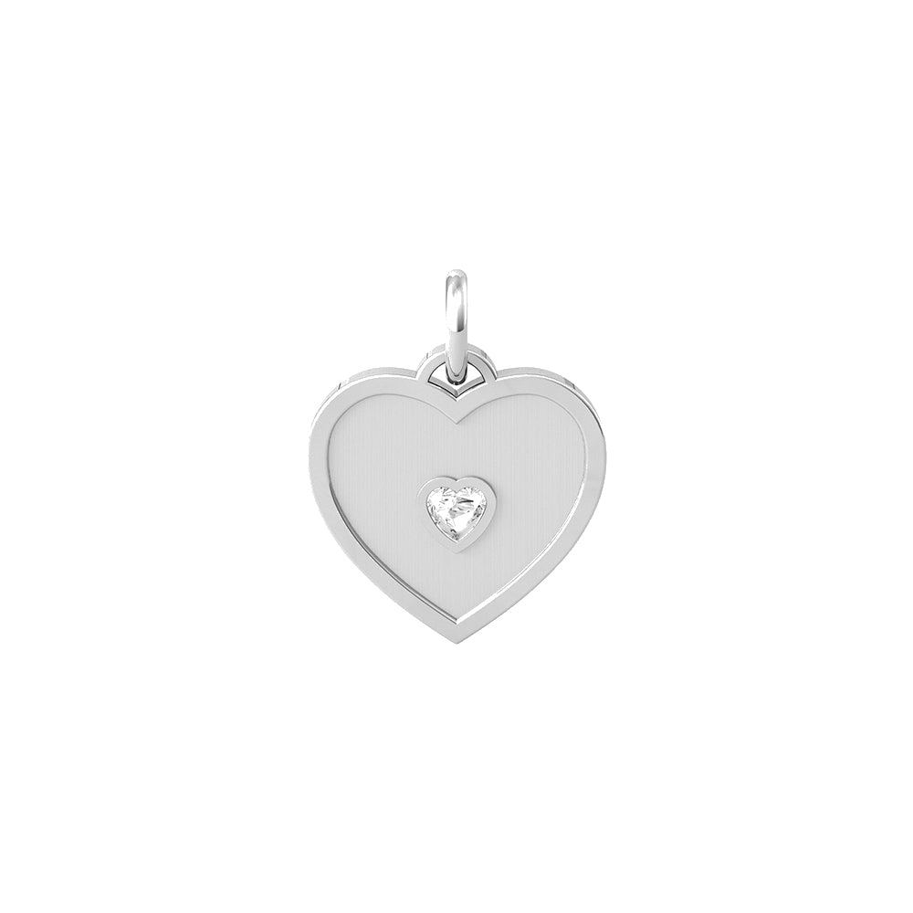 Ciondolo Cuore Piedini Componibile By You  Moments 741044 Kidult