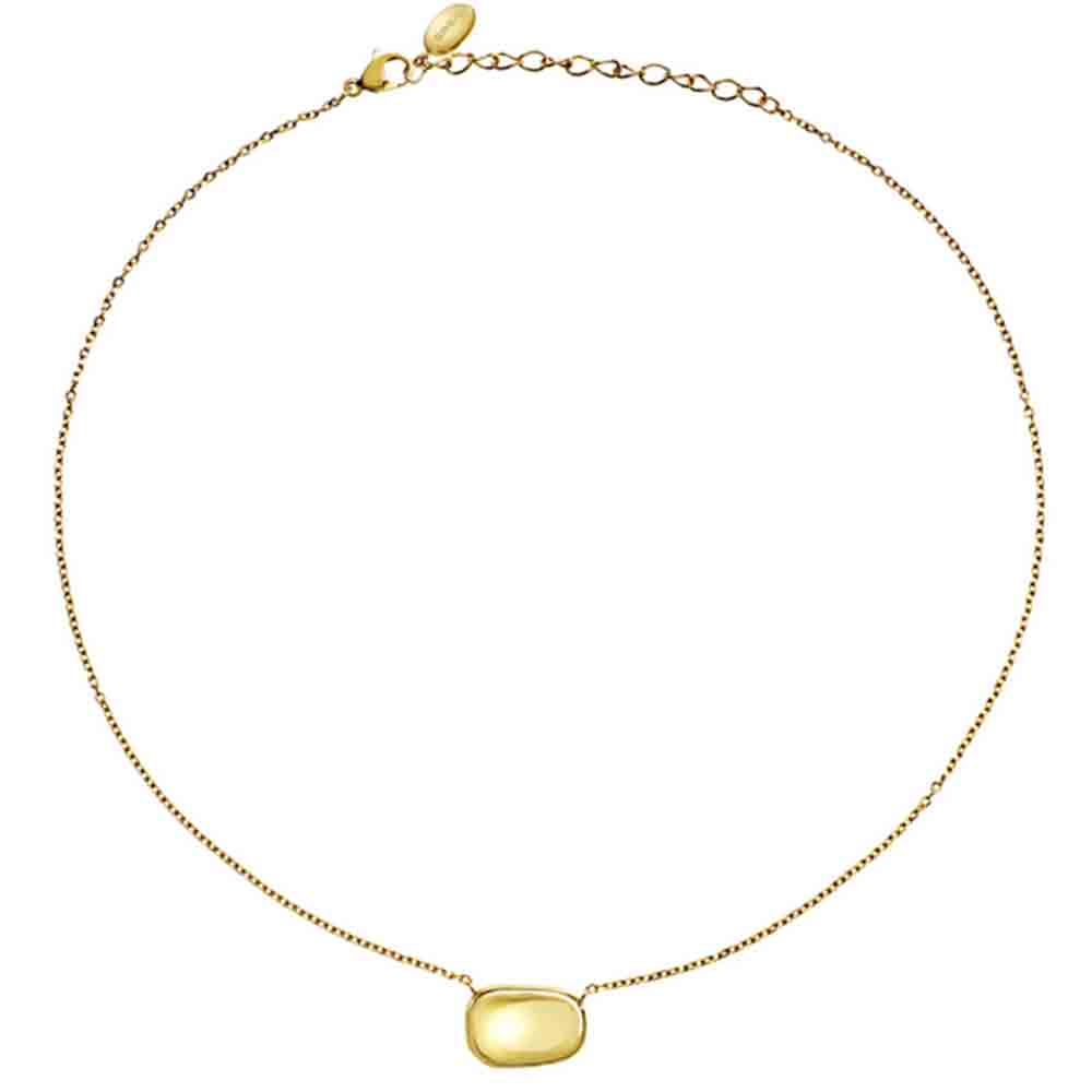 Collana Donna Acciaio Gold Sculpture Breil