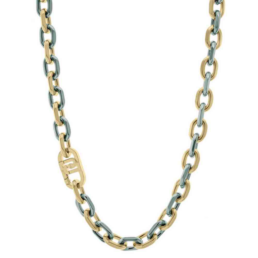 Collana Donna Acciaio Gold e Verde Fashion Liu Jo Luxury