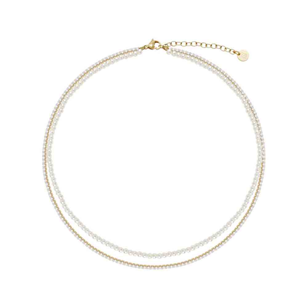 Collana Donna in Acciaio Gold Liu Jo Luxury