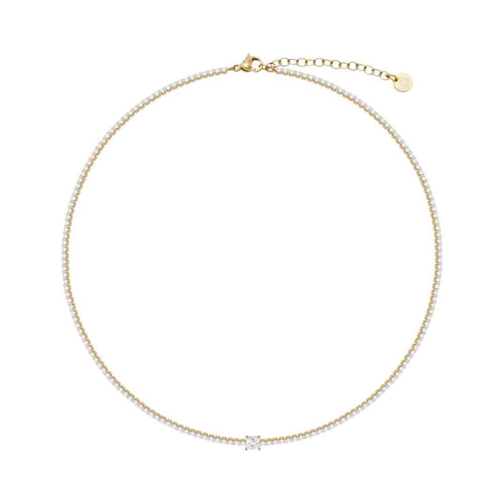 Collana Donna in Acciaio Gold Liu Jo Luxury