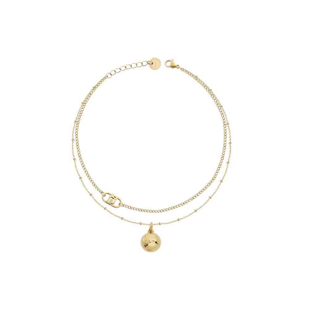 Collana Donna in Acciaio Gold Liu Jo Luxury