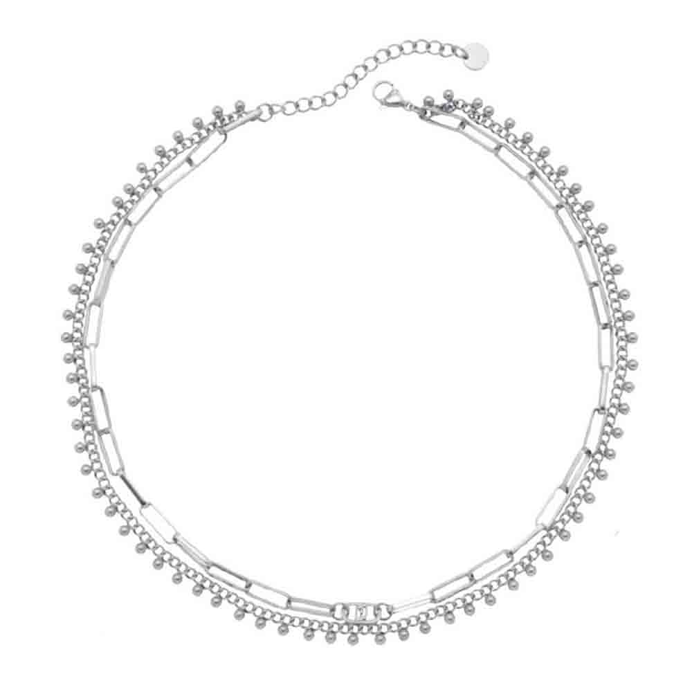 Collana Donna in Acciaio Silver Essential Liu Jo Luxury