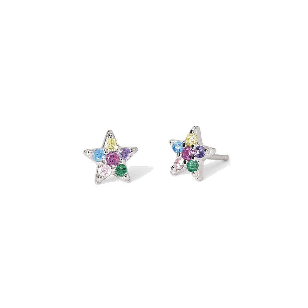 Orecchini Bambina in Argento con Stelle Mabina Gioielli