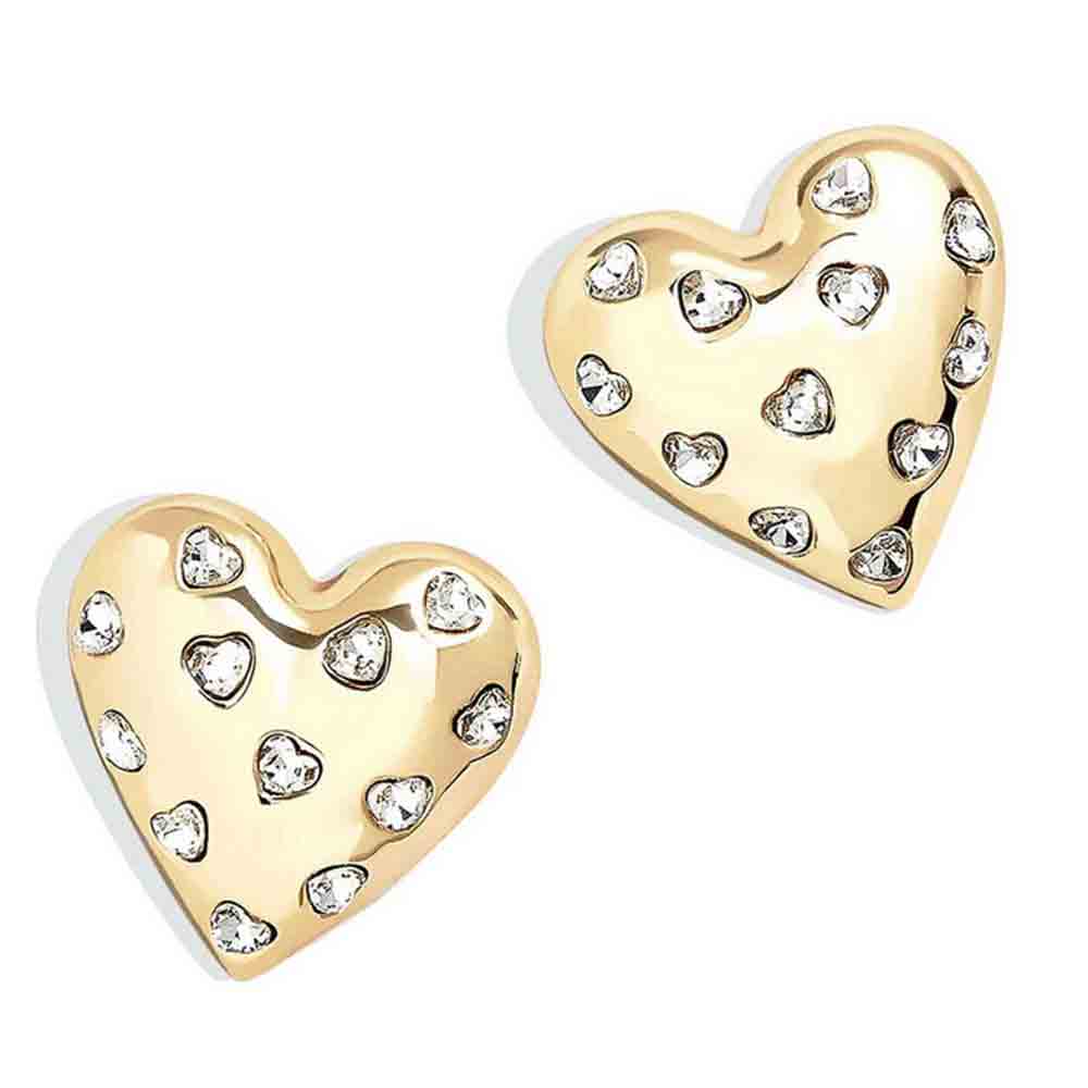 Orecchini Donna Acciaio Cuore Gold Fashion Liu Jo Luxury