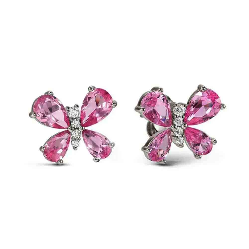 Orecchini Donna Argento Shine Me Up Farfalla Brillante Nomination