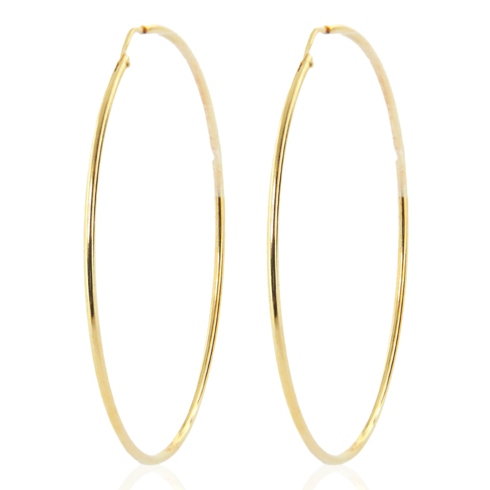 Orecchini Donna Cerchio in Oro Giallo