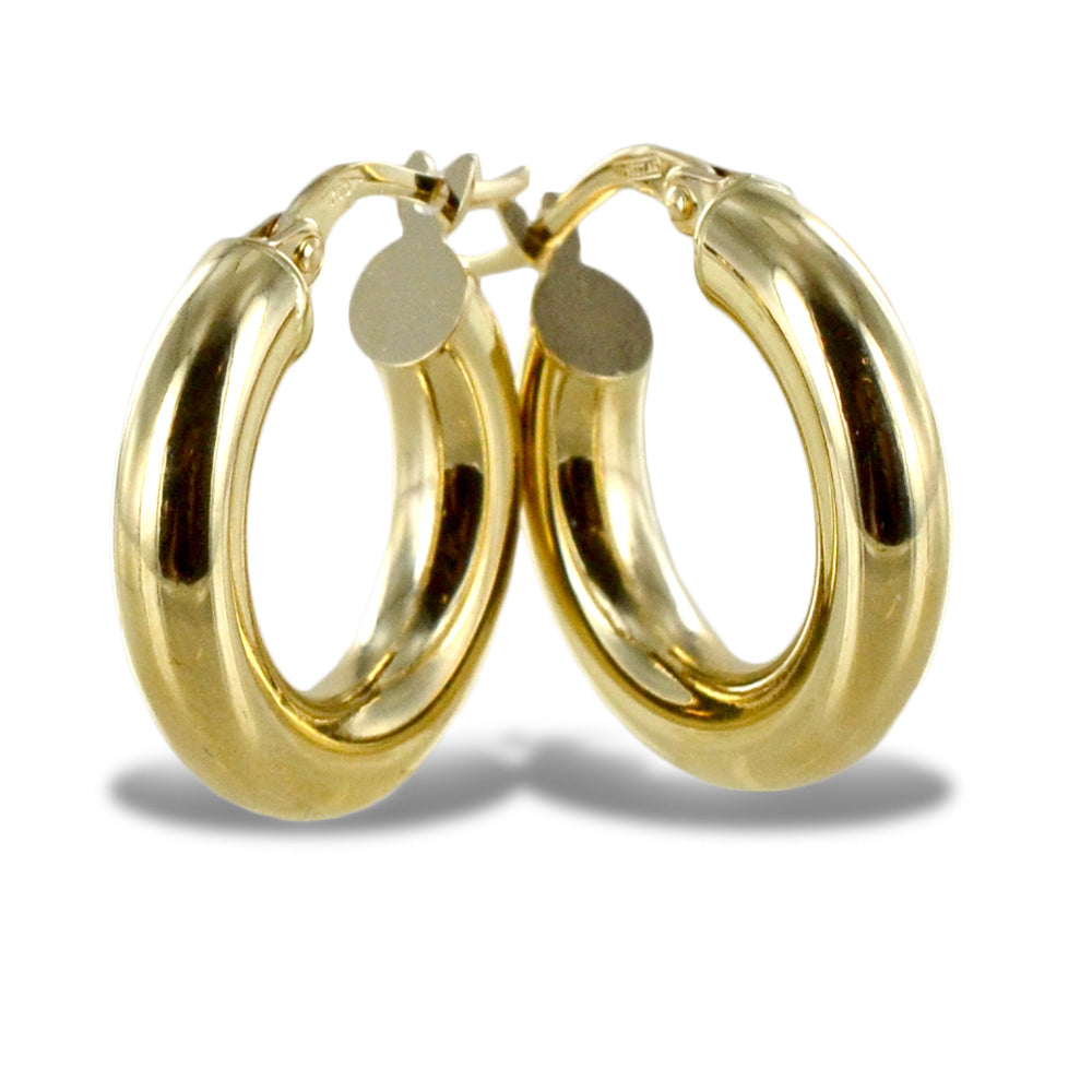 Orecchini Donna Cerchio in Oro Giallo