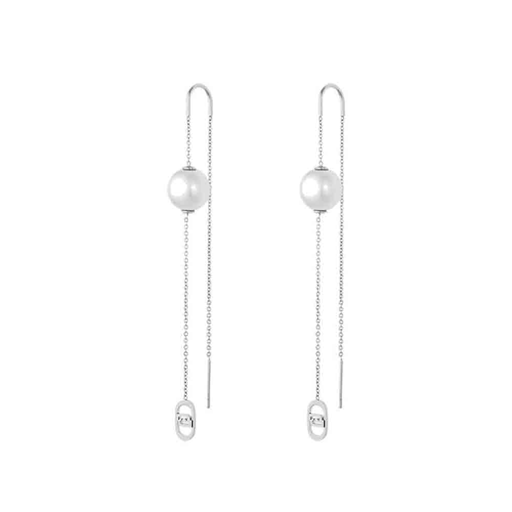 Orecchini Donna in Acciaio Silver con Perla Liu Jo Luxury