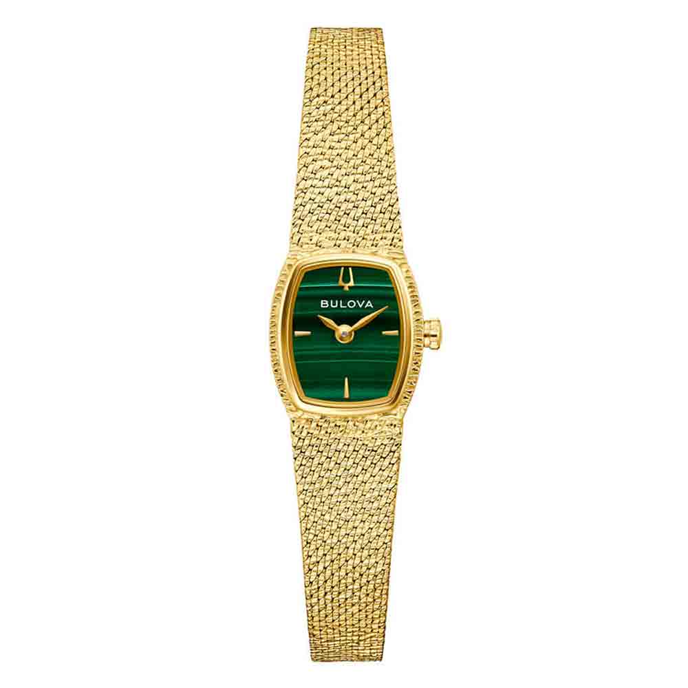 Orologio Donna Goddess of Time Verde Oro Bulova
