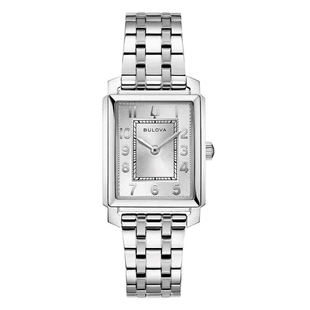 Orologio Donna Sutton Tank Bianco Bulova