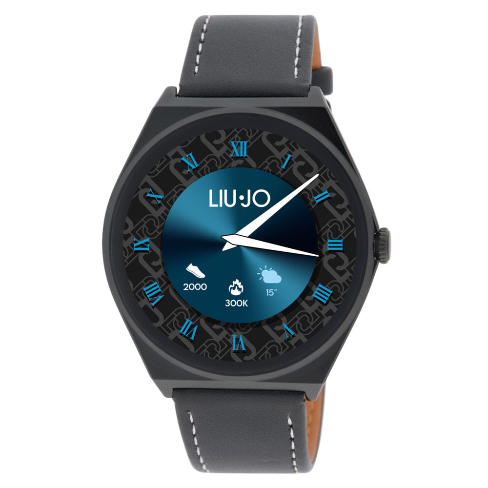 Orologio Uomo Smartwatch Slim Man 2.0 Nero Cinturino Pelle Nera Liu Jo