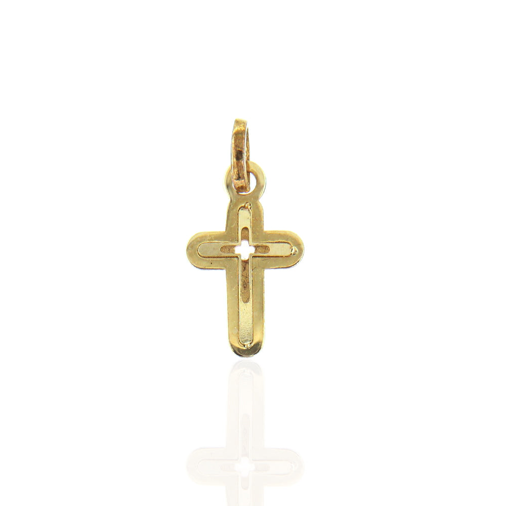 Pendente Croce in Oro Giallo