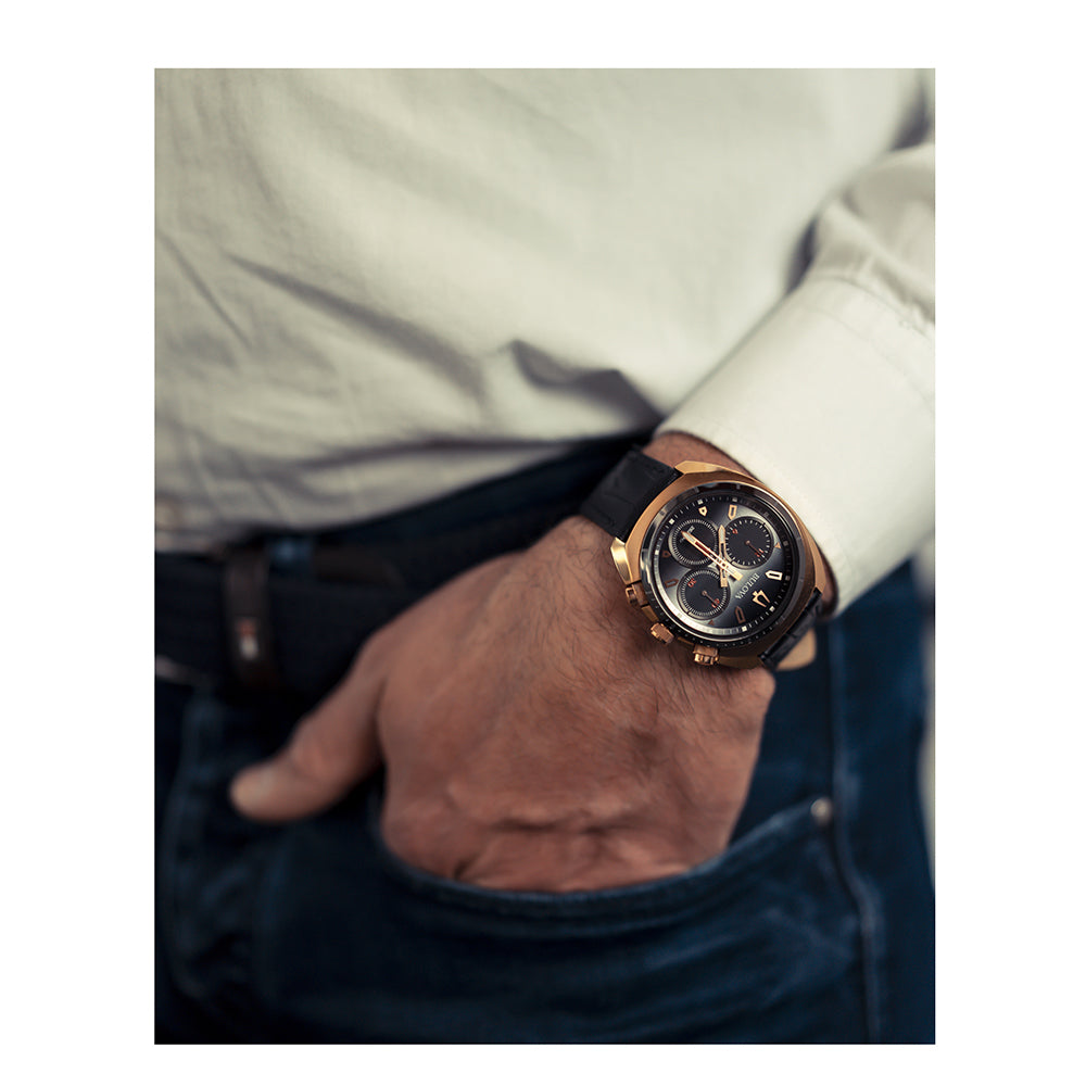 Cronografo Uomo Sport Curv Rose Nero Bulova