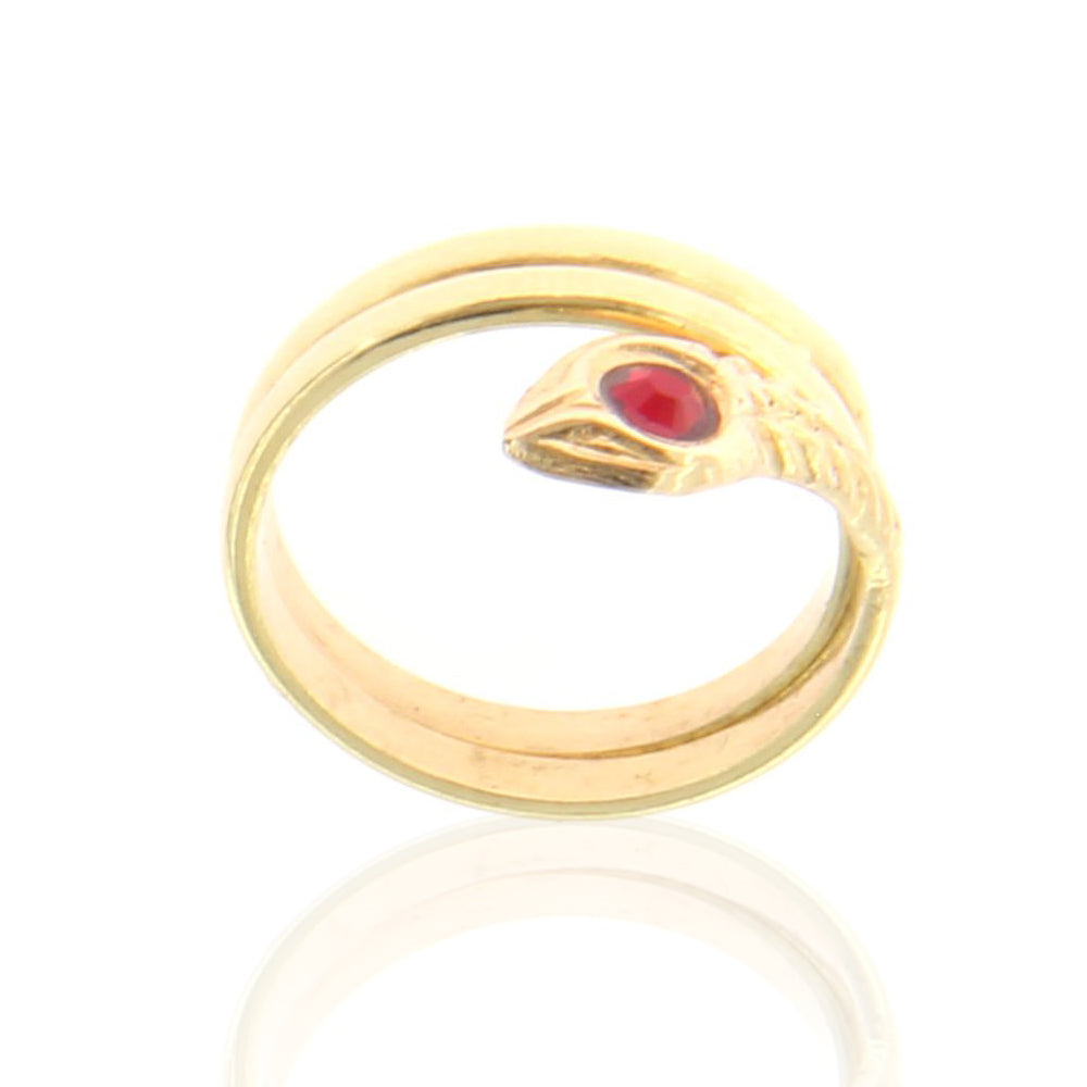 Anello Bambina in Oro Giallo Serpolina