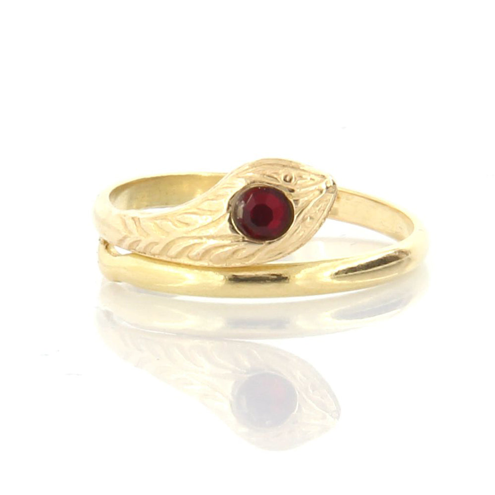 Anello Bambina in Oro Giallo Serpolina