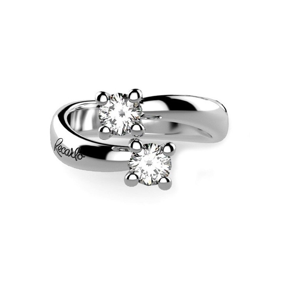 Anello Contrariè Eternity Oro Bianco R02CO341/047 - Recarlo