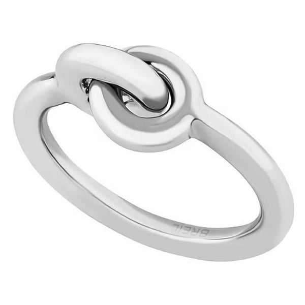 Anello Donna Breil Collezione AMAZZONE – Tripla Fede In Acciaio Con Cristalli E Finiture Oro Rosa - copertina