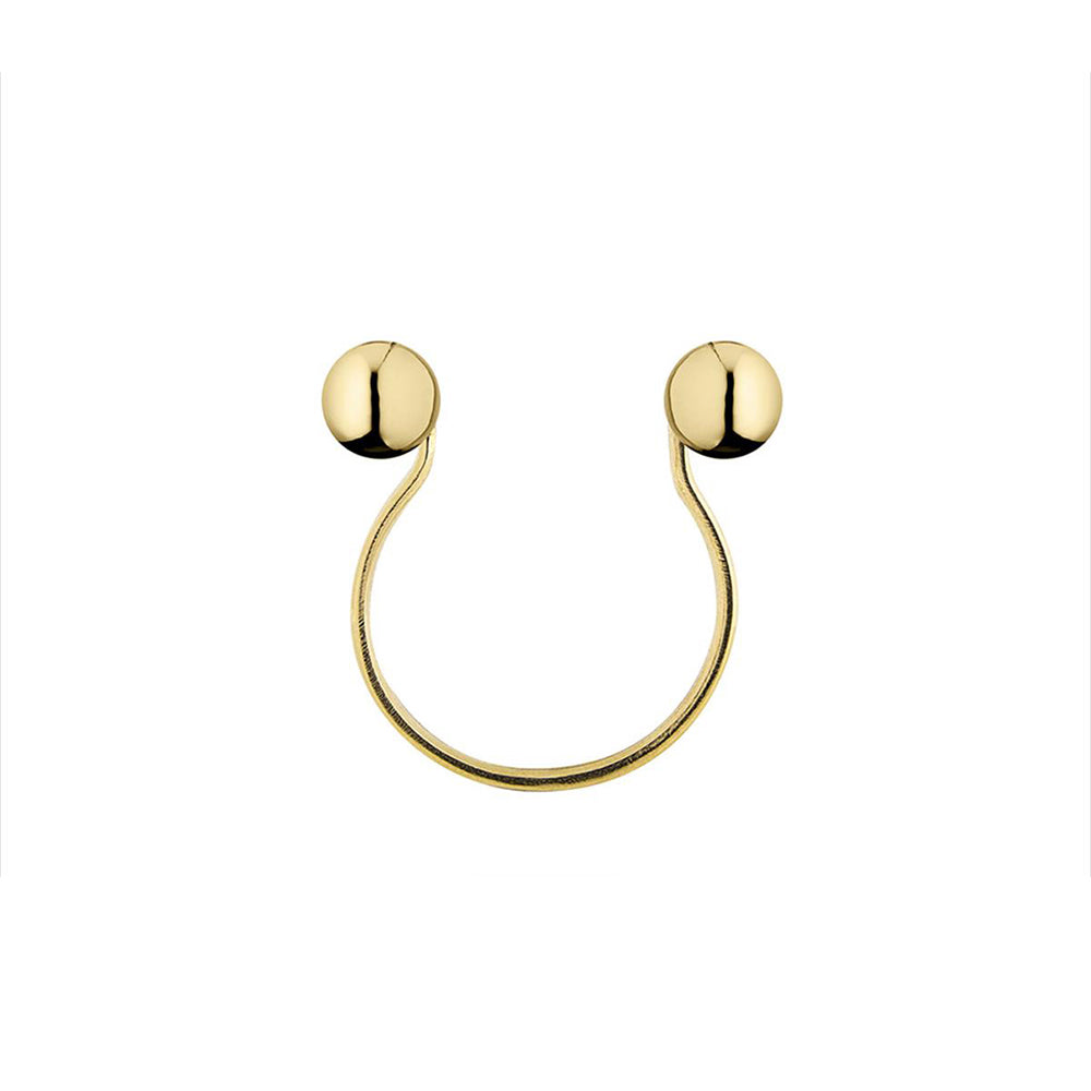 Anello Donna Argento Gold placcato lucido Eclisse Diva Gioielli