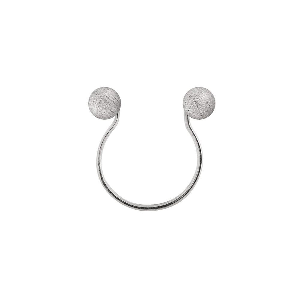 Anello Donna Argento Silver rodiato graffiato Eclisse Diva Gioielli