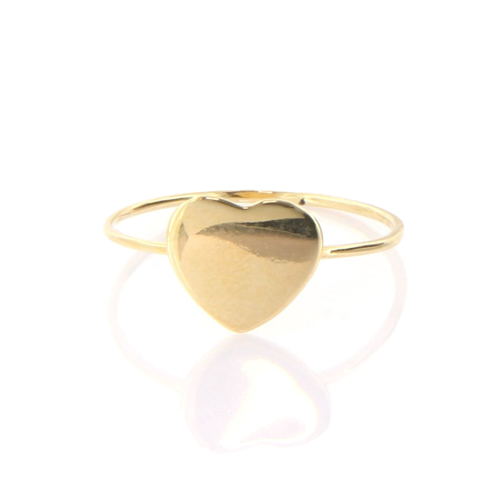 Anello Donna Cuore in Oro Giallo