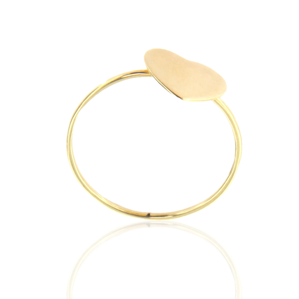 Anello Donna Cuore in Oro Giallo