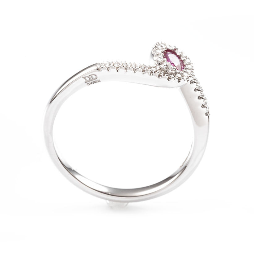 Anello Fantasia con Rubino Rosso AA030520 RB - Davite & Delucchi
