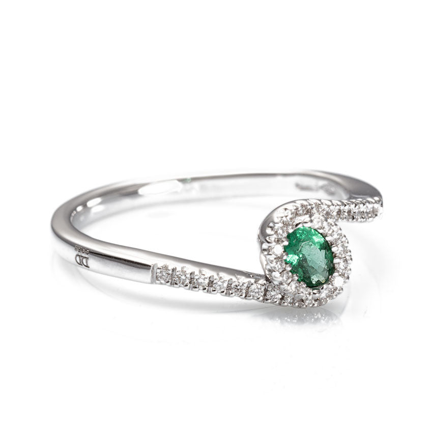 Anello Fantasia con Smeraldo Verde AA030520 SM - Davite & Delucchi