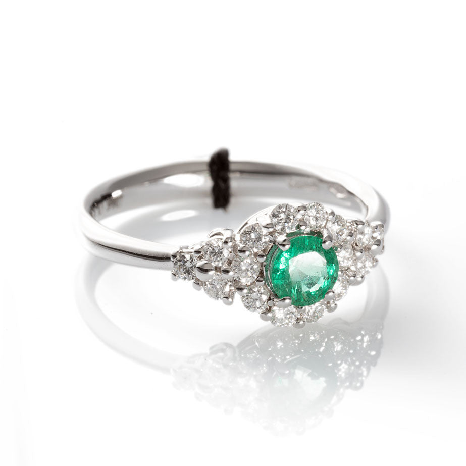 Anello Fantasia con Smeraldo Verde XD115/BSB - Recarlo