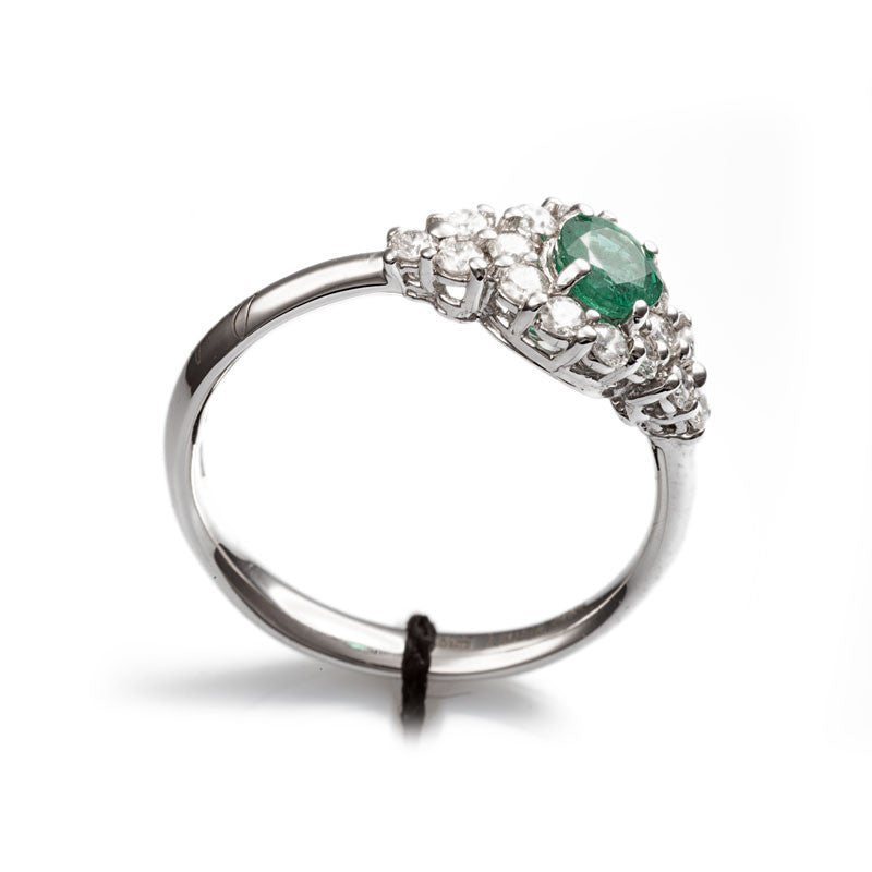 Anello Fantasia con Smeraldo Verde XD115/BSB - Recarlo