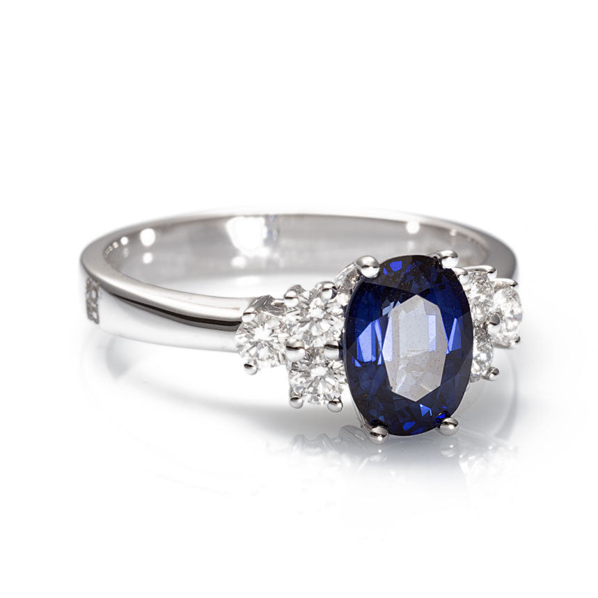 Anello Fantasia con Zaffiro Blu AA029708 ZF1 - Davite & Delucchi