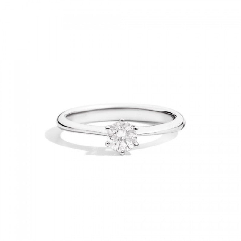 Anello Solitario Sofia Oro Bianco XE412/030 - Recarlo