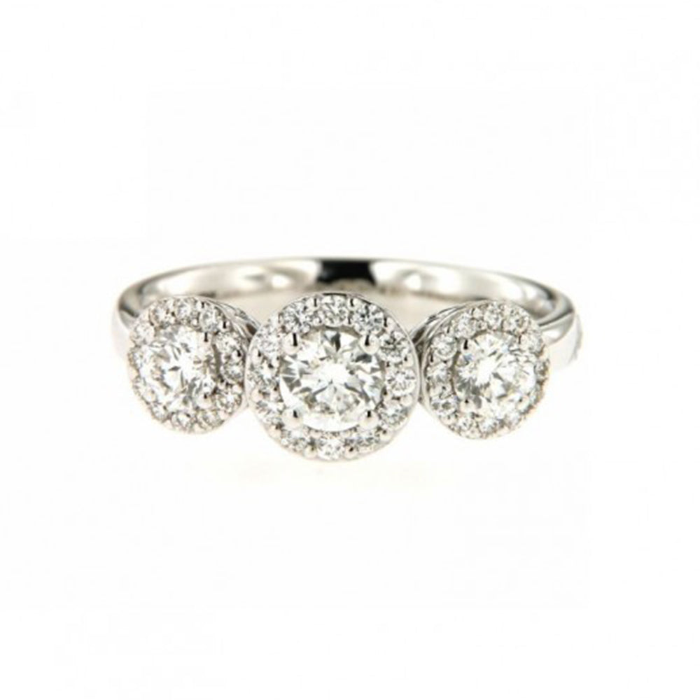 Anello Trilogy Anniversary Oro Bianco Recarlo