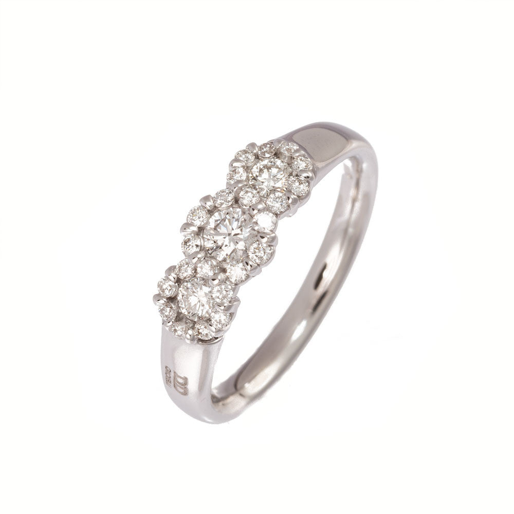 Anello Trilogy Oro Bianco AA029393 1S - Davite & Delucchi