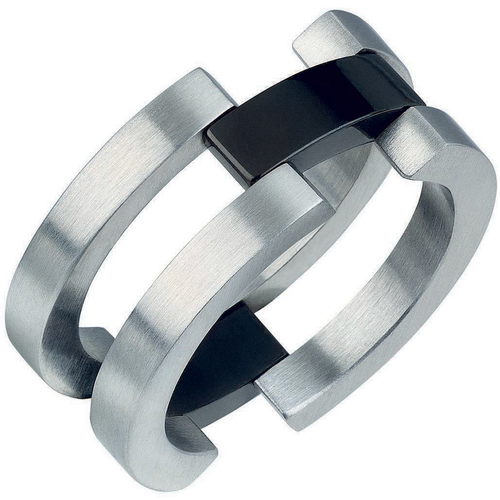 Anello Uomo Acciaio Cluster Misura 21 Breil