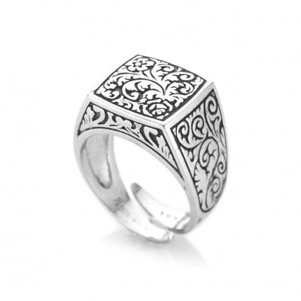 Anello Uomo Chevalier in Argento Gerba Gioielli Gioielleria Amadori