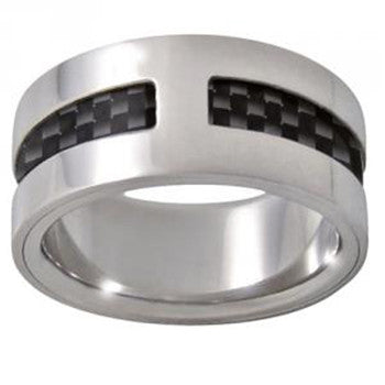 Anello Uomo in Acciaio Misura 24 G1080_0092 - Zoppini